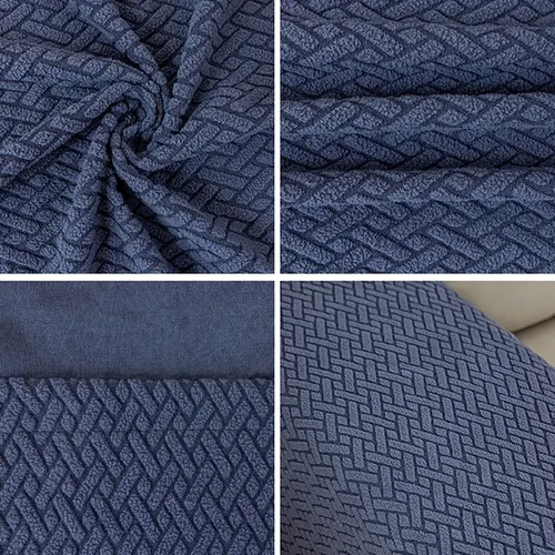 Miniatura 7 de Juego de 2 Fundas para Brazos de Sofá Sillón de Poliéster Elástico Fundas para Reposabrazos de Sofá Sillón Reclinable Fundas Protectoras con Marrón