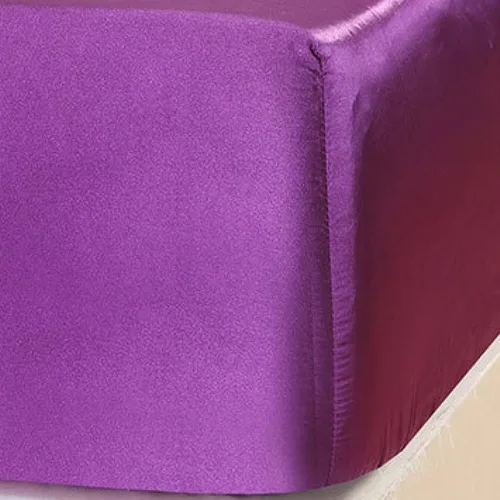 Miniatura 4 de FCLDESHOP Sábana bajera ajustable de microfibra cepillada de satén sedoso de color sólido, funda de colchón de bolsillo profundo para cama Negro