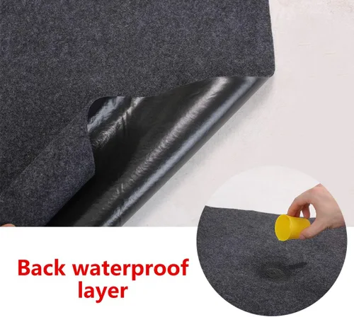 Miniatura 5 de Alfombrillas protectoras para equipos de fitness, suelo protector debajo de la alfombrilla elíptica, absorbente/impermeable, protege