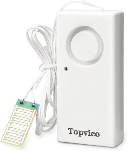 Alarma de Sensor de Agua para Hogar, Bomba de Sumidero, Sótanos, Detector de Fugas de Calentador de Agua de RV, Sensor de Inundación por Humedad y