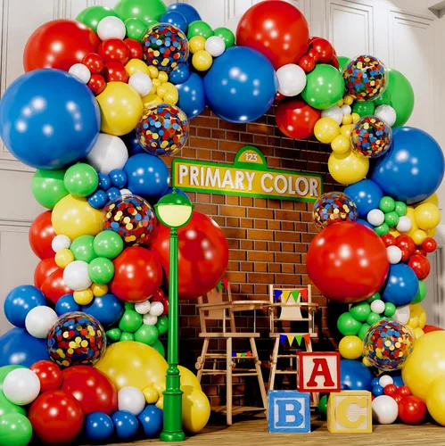 Miniatura 10 de Kit de Arco de Globos TODO EN 1 para Autos de Carreras con TROFEO BONUS y Número 2 - Kit de Guirnalda de Globos de Autos para Suministros de Fiesta