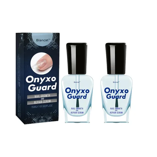 OnyxoGuard - Suero de crecimiento y reparación de uñas, fortalecedor de uñas finas, frágiles y dañadas, capa base fortalecedora de uñas, tratamiento