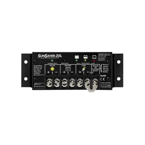 Miniatura 12 de Morningstar SunSaver 10A PWM Controlador de carga solar (SS-10-12V) - Regulador de panel solar para baterías de 12V, carga de batería de cuatro