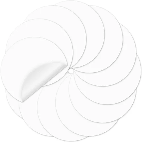 Miniatura 11 de Puntos circulares de borrado en seco, paquete de 12 calcomanías de mesa para pizarra blanca, calcomanías de pared extraíbles, para el hogar