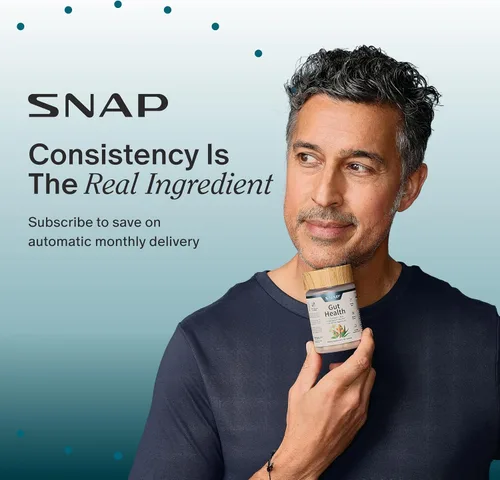 Miniatura 7 de Snap Supplements Suplemento de lipasa intestinal, probiótico, 50 cápsulas Gut Health Supplement for Women & Men, Digestive Enzymes, Bloating &