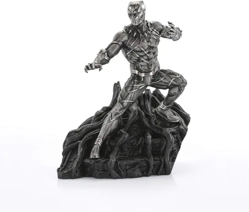 Miniatura 2 de Royal Selangor Estatua de guardián de la pantera negra de peltre de la colección Marvel acabada a mano