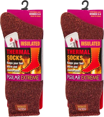 Miniatura 7 de Polar Extreme Calcetines térmicos de senderismo – acolchados, aislados, cálidos para botas, mujeres y hombres, talla única para la mayoría de 4-10
