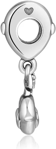 Miniatura 2 de CKK - Abalorios de plata de ley 925 para pulseras y collares, accesorios de joyería