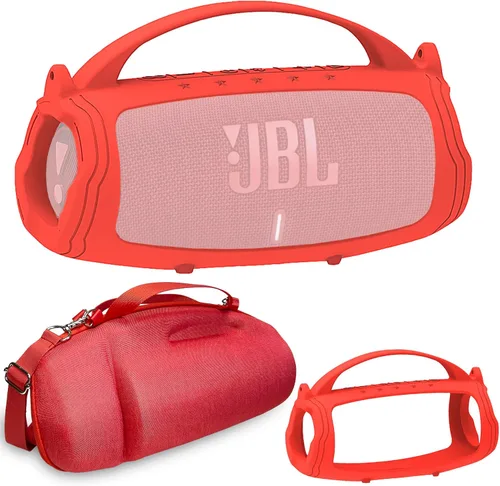 Miniatura 11 de JCHPINE Funda de silicona y funda rígida de viaje para JBL Charge 4 / Charge 5 accesorios de altavoz Bluetooth portátil