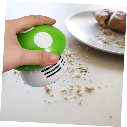 Miniatura 7 de Aspirador de escritorio de hongos Aspirador de escritorio Mini en forma de hongo Aspirador de polvo de mesa Aspirador de esquina portátil Pequeña
