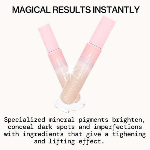 Miniatura 3 de Pacifica Corrector DreamLit Glow de cobertura completa con escualano para ojeras y corrección de manchas oscuras, ligero y duradero, vegano y libre