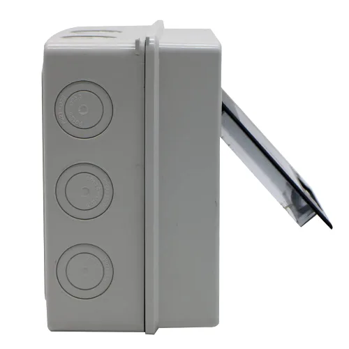 Miniatura 7 de Caja de protección de distribución con riel DIN IP65 ABS transparente cubierta transparente Power mcb caja de distribución para disyuntor