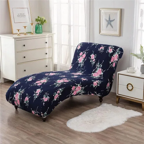 Miniatura 27 de Funda elástica para tumbona, funda elástica para tumbona de lujo, para sala de estar, muebles de interior, ultra suave, lavable a máquina (1)