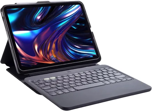 Miniatura 20 de ZAGG Pro Keys - Funda desmontable y teclado inalámbrico para Apple iPad de 10.2 pulgadas (Gen 9, 8, 7) - Emparejamiento Bluetooth, teclas