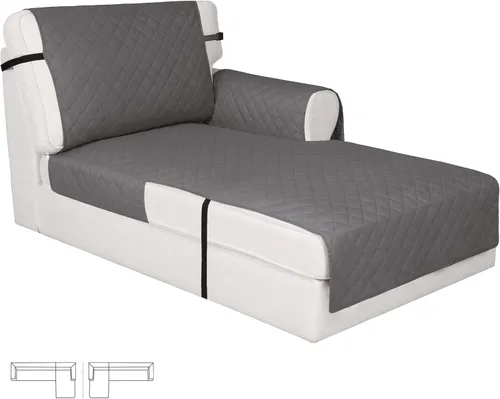 Miniatura 20 de Easy-Going - Funda para sofá, futón y sillón sin reposabrazos, reversible, resistente al agua, para mascotas y niños (azul oscuro/azul claro)