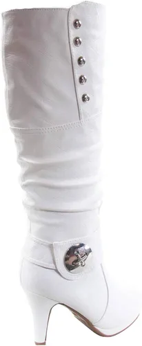 Miniatura 3 de FZ-Win-45 - Botas de tacón alto con cremallera y punta redonda para mujer