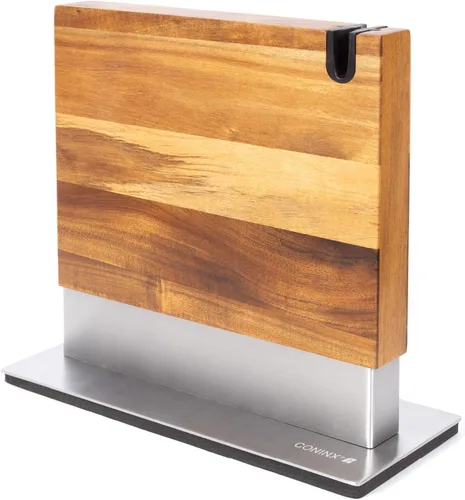 Miniatura 10 de Coninx Soporte magnético para cuchillos con soporte de exhibición, bloque magnético fuerte de doble cara para encimera de cocina, bloque organizador