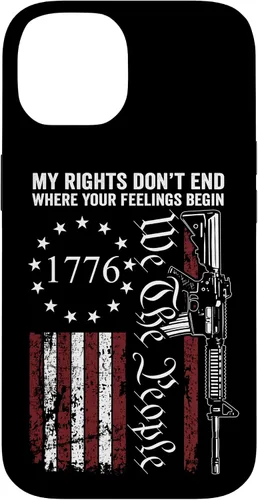 Miniatura 4 de My Rights Don't End Where Your Feelings Begin USA Gun Flag Case for iPhone 17