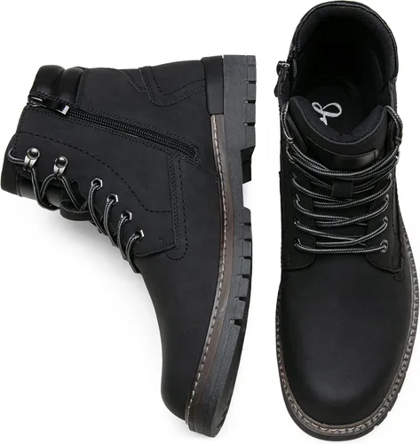 Miniatura 2 de Jousen Botas casuales para hombre, botas chukka con cremallera a la moda