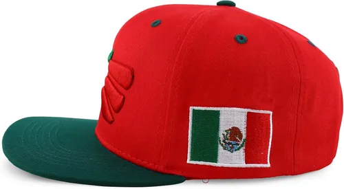 Miniatura 2 de Hecho en México Eagle 3D Gorra plana bordada a presión