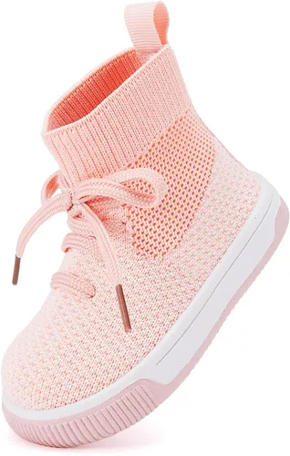 Miniatura 128 de BMCiTYBM Zapatos de bebé para niños y niñas, zapatos para caminar para niños pequeños, zapatos ligeros antideslizantes para 6, 9, 12, 18, 24 meses