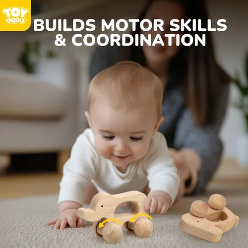 Miniatura 7 de TOY Life Juguetes de madera, juguetes Montessori para bebés de 6 a 12 meses, juguetes de madera para bebés de 1 a 3 años, decoración del cuarto
