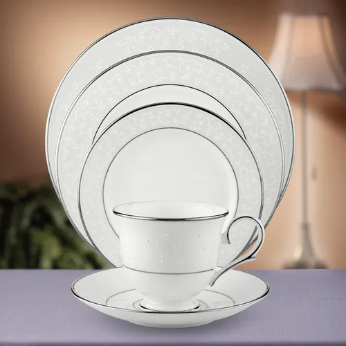 Miniatura 15 de Lenox Platillo Opal Inocencia, blanco