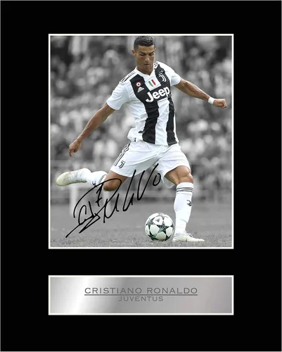 Cristiano Ronaldo Print Firmado Foto Display #01 Impreso Autografiado Regalo Imagen Impresión
