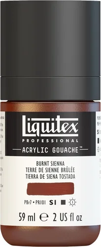 Miniatura 41 de Liquitex Professional - Gouache acrílico profesional, botella de 2 onzas (59 ml), blanco titanio