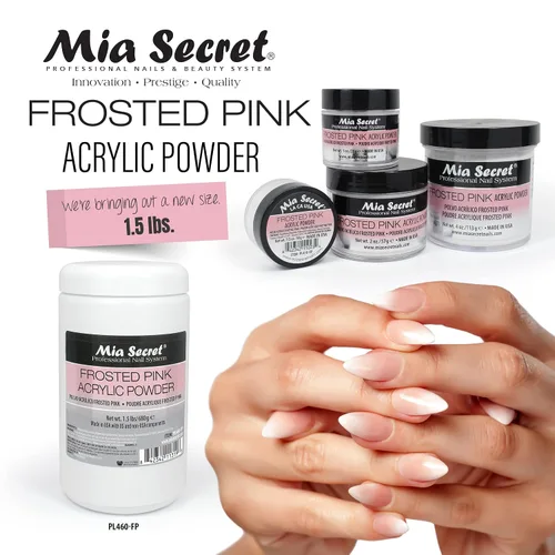 Miniatura 2 de Mia Secret Polvo acrílico rosa esmerilado