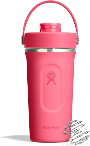 Miniatura 20 de Hydro Flask Botella agitadora – Botella de gimnasio de acero inoxidable aislada para preentrenamiento y proteína 24 onzas Agave Verde