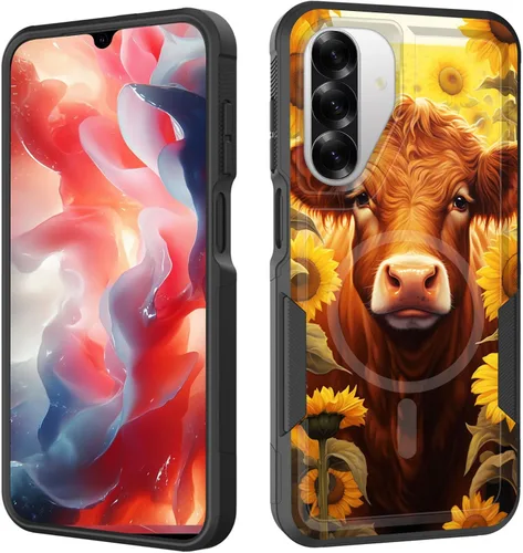 Miniatura 119 de Funda magnética para Galaxy A16 5G, [compatible con MagSafe] [protección contra caídas de grado militar] Funda resistente a prueba de golpes