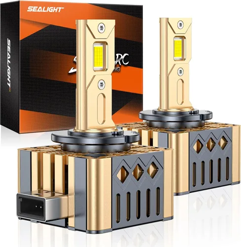 Miniatura 8 de SEALIGHT Bombilla LED antiniebla H11 H8, 14000 lm, 24 W, fuerte penetración H8 H16 H11, luces antiniebla LED de 6500 K, chips CSP 5530 blanco frío