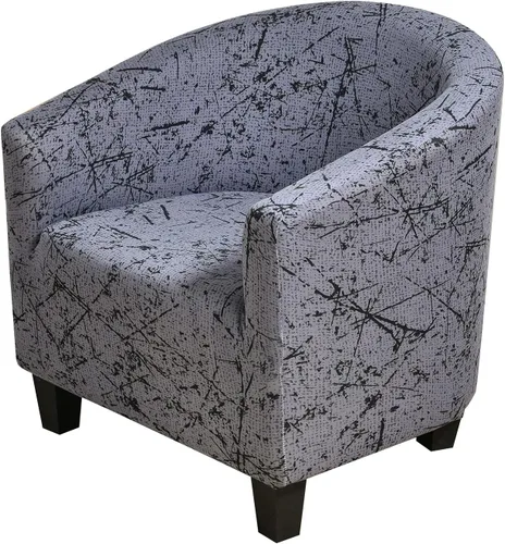 Miniatura 24 de HOTNIU Funda para silla de club, fundas para sillas de bañera para sillones, funda de sillón de alta elasticidad, protector de muebles para sala