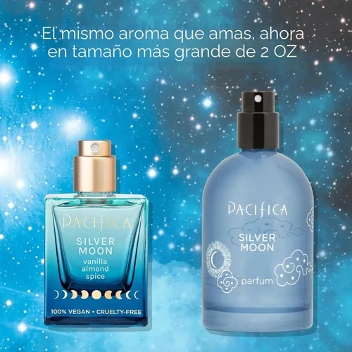 Miniatura 7 de Pacifica Silver Moon - Perfume de especias de vainilla y almendra, fragancia Warm Gourmand Clean para mujeres, 2 onzas líquidas