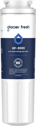 GLACIER FRESH UKF8001 - Filtro de agua para refrigerador Whirlpool 4, EDR4RXD1, EveryDrop Filter 4, 4396395, Maytag UKF8001, UKF8001AXX, WHR4RXD1,