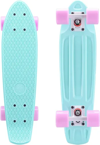 Playshion - Patineta miniatura de 56 cm/22 pulgadas para principiantes con cubierta resistente