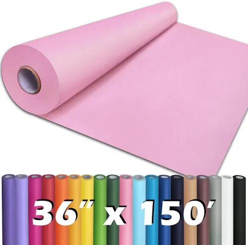 Miniatura 97 de PerkHomy Rollo de Papel Kraft Marrón 48" x 1,800" (150') para Envolver Regalos, Ramos, Flores, Arte, Pintura, Manualidades, Escritura, Embalaje