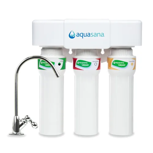 Miniatura 18 de Sistema de filtro de agua Aquasana para debajo del fregadero - Reduce PFAS, plomo y cloro en el agua potable - Filtración de clarium para la cocina