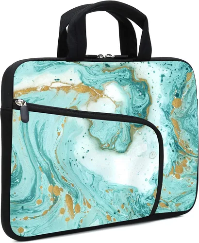 Miniatura 16 de Funda para portátil de 11.6" 12.2 pulgadas para Chromebook, Ultrabook, portátil, tableta de neopreno con asa para hombres y mujeres, dos bolsillos