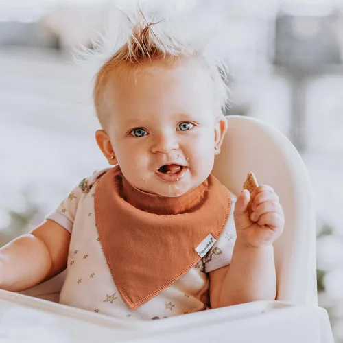 Miniatura 7 de Baberos tipo bandana para bebés para niños y niñas, baberos triangulares súper absorbentes para babear y dentición, 100% algodón suave para bebés