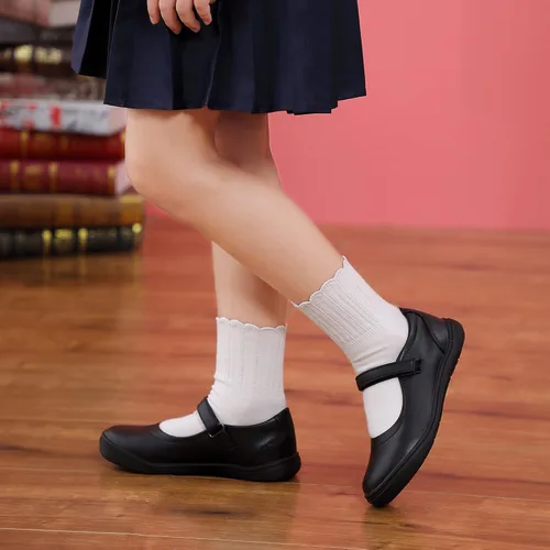 Miniatura 2 de Tobfis Zapatos planos Mary Jane para niña, ligeros, de uniforme escolar, color negro, zapatos de vestir (niñoniño pequeñoniño grandejuvenil)