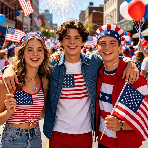 Miniatura 3 de 28 Pairs 250th Anniversary Face Makeup Patches, 4th of July Independence Day Eyeliner Stickers Decals American Flag Stars Bowknot Temporary Tattoo