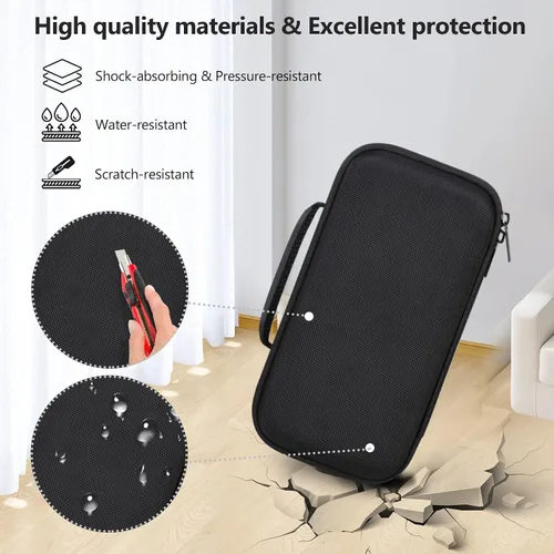 Miniatura 5 de Estuche rígido de transporte para Blue Tees Golf Player+ / Golf Player Pro GPS altavoz con pantalla táctil, funda de protección para reproductor