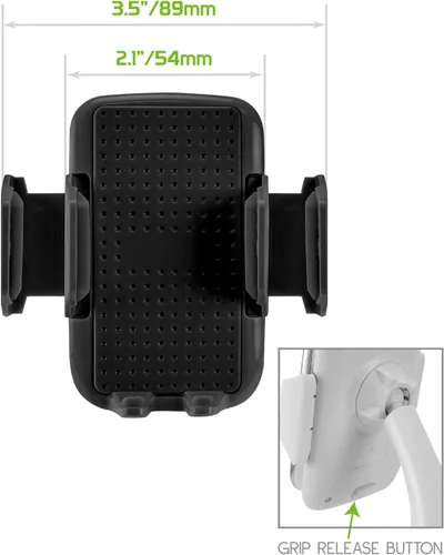 Miniatura 7 de Cellet Soporte de teléfono para parabrisas de automóvil, soporte para teléfono compatible con iPhone y teléfonos inteligentes Android