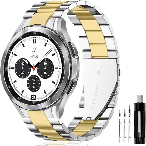 Miniatura 33 de GOLDTOLUCK No Gap Stainless Steel Band Compatible with Samsung Galaxy Watch 8 7 6 5 4 Classic FE Pro Ultra 40mm 44mm 46mm 43mm 47mm 45mm 42mm