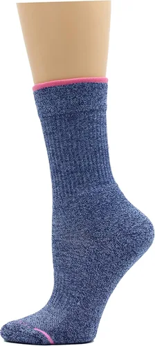 Miniatura 5 de Dr. Motion Calcetines de compresión para mujer con cojín mejorado y soporte de arco transpirable, 4 pares