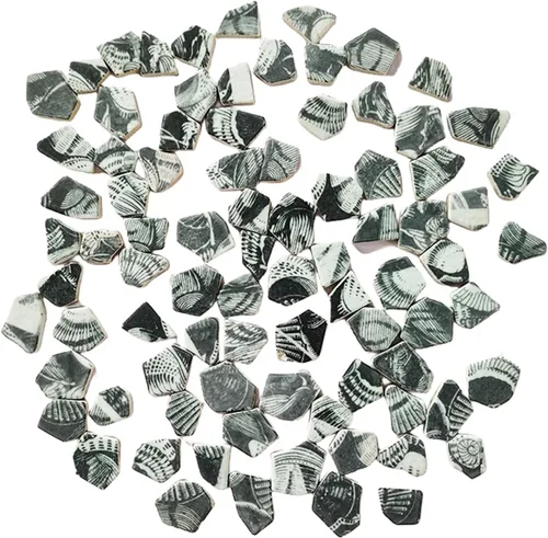 Miniatura 9 de Azulejos de mosaico de cerámica de porcelana de 1.1 libras, azulejos de mosaico irregulares rotos para suelo de manualidades, cocina, piscina