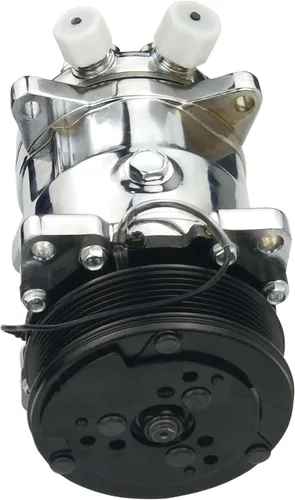 Miniatura 4 de Compresor universal del A/C con el embrague negro PV7 SD 508 estilo 5H14 R134A Chrome Serpentine Belt