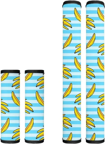 Miniatura 41 de Juego de 4 fundas protectoras de repuesto para manija de puerta de refrigerador con temática de té de la tarde para microondas, horno, refrigerador